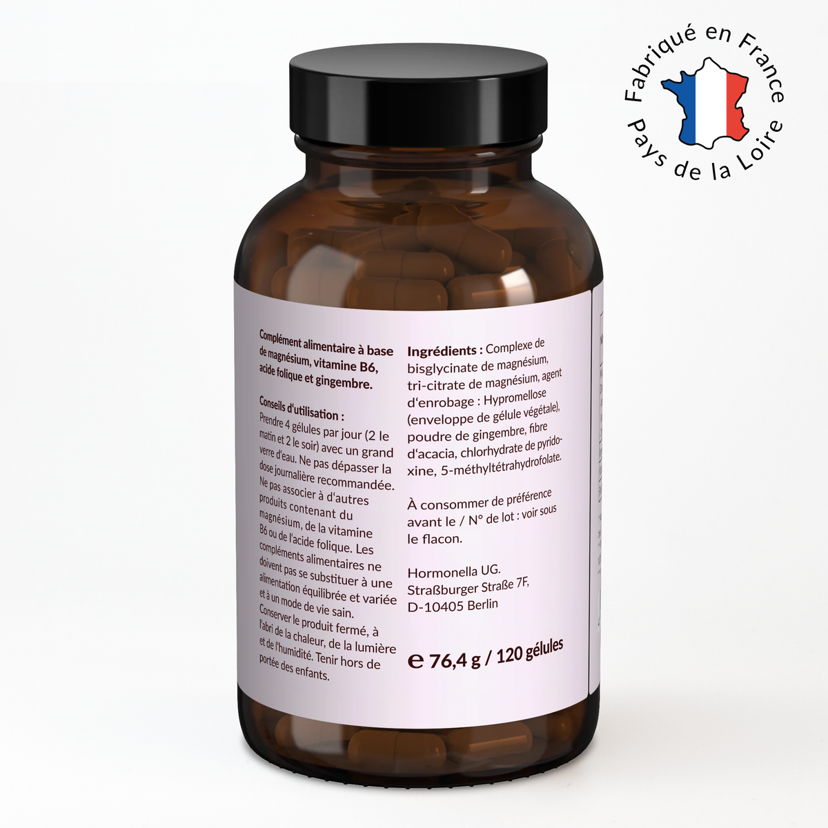 Photo des informations importantes sur le produit d'Hormonella Le calme prend racine